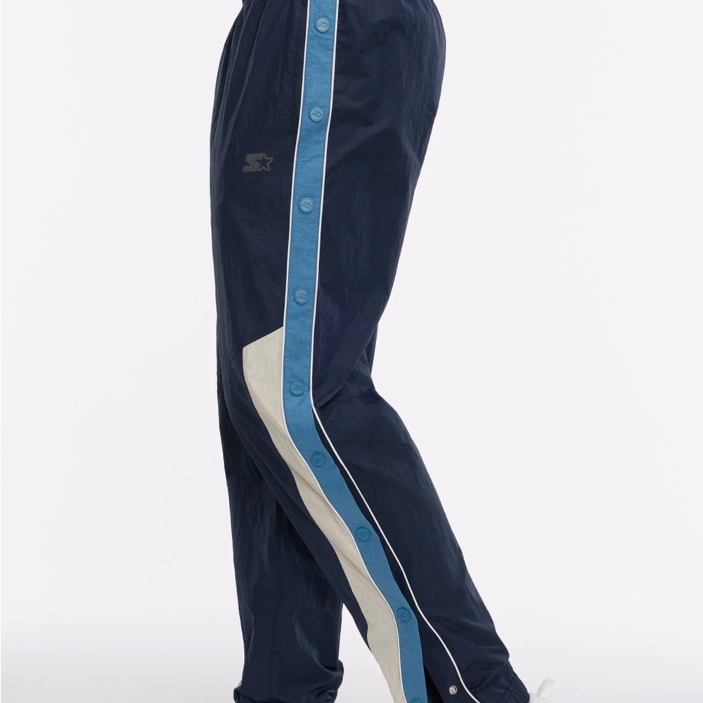 STARTER Navy Snap Pants